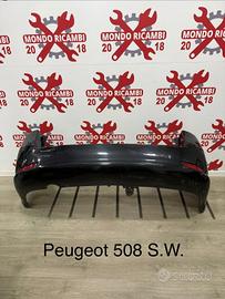 Paraurti Posteriore Con Sensori Nero E Ricambi Per