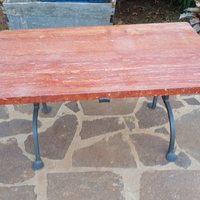 Tavolino con trispiti antichi e marmo