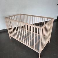 Lettino bambino in faggio+materasso+piumino