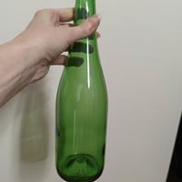 bottiglie vintage vetro verde