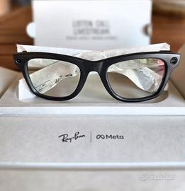 Ray-ban wayfarer meta nero opachi