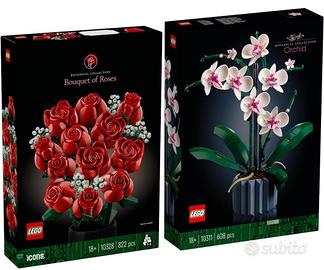 LEGO 10311 Icons Orchidea 10328 Bouquet di Rose
