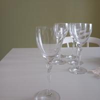 6 Calici da Vino in Cristallo Le perle