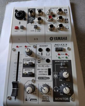 🎚️ Yamaha AG03 – Mixer Audio USB