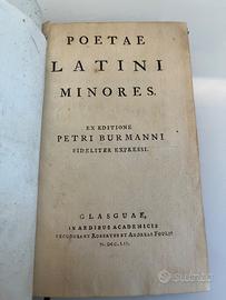 Libro antico poeti latini minori