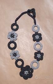 Collane in lana  uncinetto 