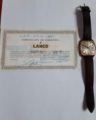 OROLOGIO LANCO VINTAGE