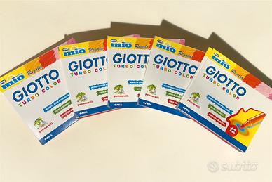 5 confezioni pennarelli giotto