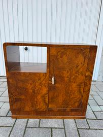 Credenza vintage in radica - art deco