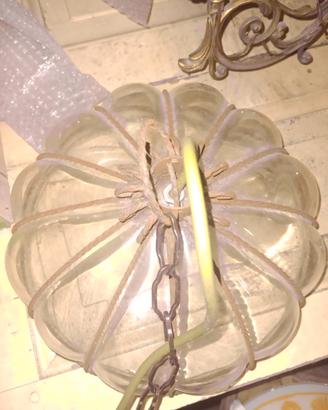 Lampadario vintage da cucina