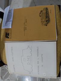 Libri locomotiva Diesel-Elettrica D143 e D 145