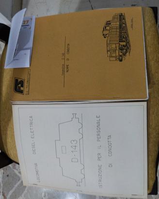 Libri locomotiva Diesel-Elettrica D143 e D 145