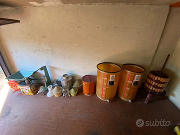 Attrezzatura per fare il vino