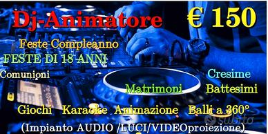 DJ Festa ANIMATORE Battesimi OSTIA Roma e pr. LT