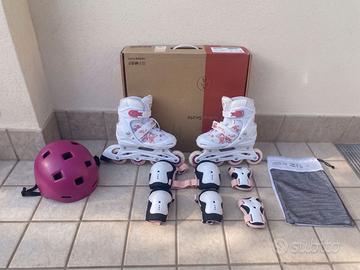 Roces Roller Regolabili 30-33 + Casco Protezioni