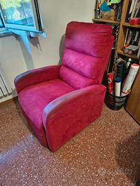 poltrona con motore elettrico