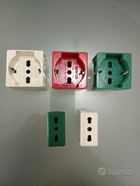 Prese Schuko e tipo C  da 10/15 A
 della GEWISS 