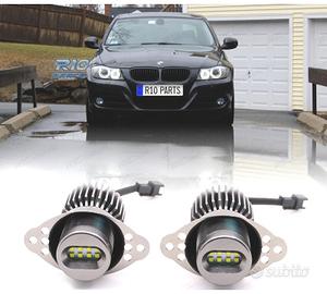 KIT LAMPADE OCCHI ANGEL IN LED 80W CANBUS BMW E90 