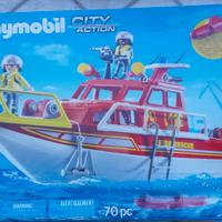 PLAYMOBIL City Action - Barca Vigili del Fuoco