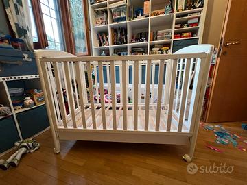 Lettino legno bianco bambini