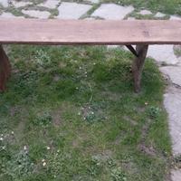 panchina da giardino  in legno 