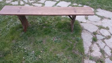 panchina da giardino  in legno 