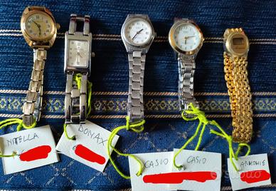 5 OROLOGI DONNA ACCIAIO