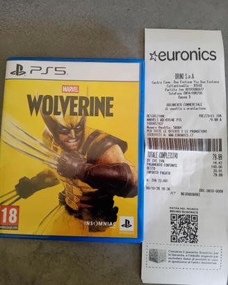 Gioco Playstation 5,wolwerine 