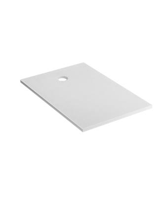 Piatto doccia in marmoresina bianco 70x100 cm h 3 