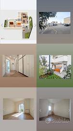 appartamento con giardino moderno