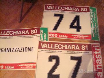 Rally Vallechiara 80/81