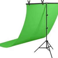 Supporto per telo verde con telo da 2m x 1,5m