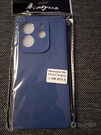 cover, custodia blu Redmi Note 14 nuova Xiaomi 
