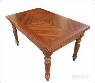 Tavolo a libro con venatura spinata