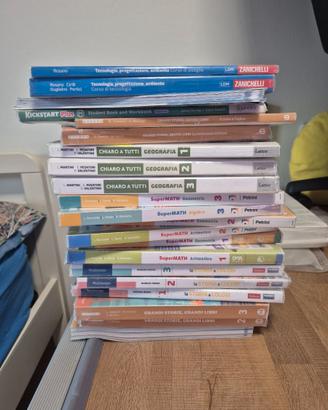 libri scuola media 1-2-3