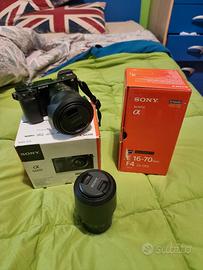 Mirrorless Sony A6000 + 2 obiettivi