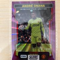 Onana Panini fifa scora Laser Viola su 15