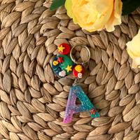 Portachiavi Disney Ariel con lettera handmade