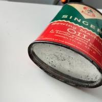 lattina olio Singer più utensile vintage anni 60 