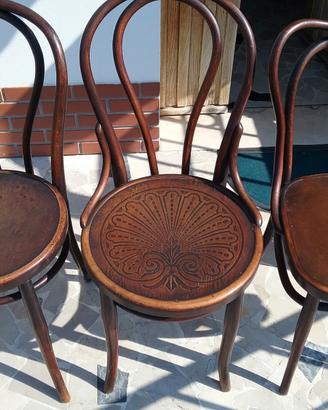 SEDIE LEGNO INCORVATO THONET, MUNDUS ORIGINALI
