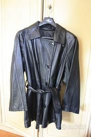 Giacca in pelle nera