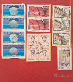 Francobolli vari italiani (lotto di 14)