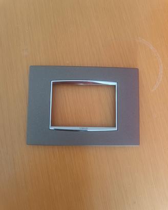 Placca Vimar Eikon titanio C 14 nuovo 