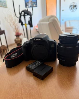 Canon eos 2000d + obiettivo efs 18-55 f3.5/5.6