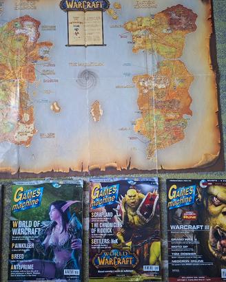 Lotto TGM + Speciale Warcraft: Mappa, DVD e Guide