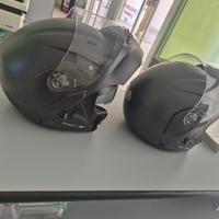 Coppia di caschi agv modulari come nuovi