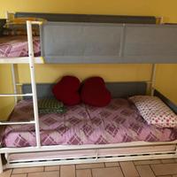 LETTO A CASTELLO IKEA + 2 MATERASSI