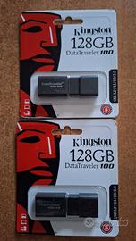 2 Chiavette Kingston 128 GB Nuove