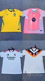 Set 4 maglie calcio taglia M nuove