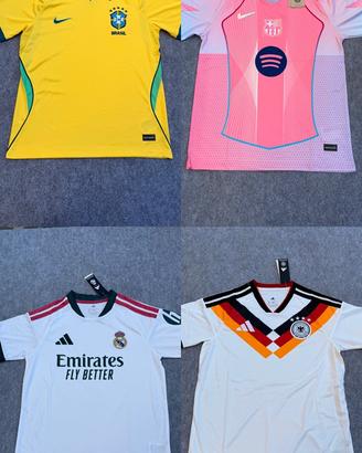 Set 4 maglie calcio taglia M nuove